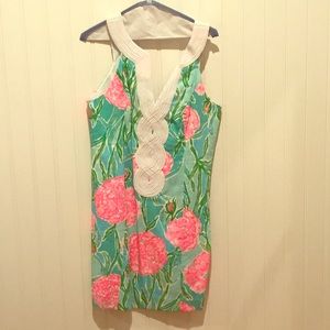 Lilly Pulitzer Valli Shift Dress, Poolside Size 10